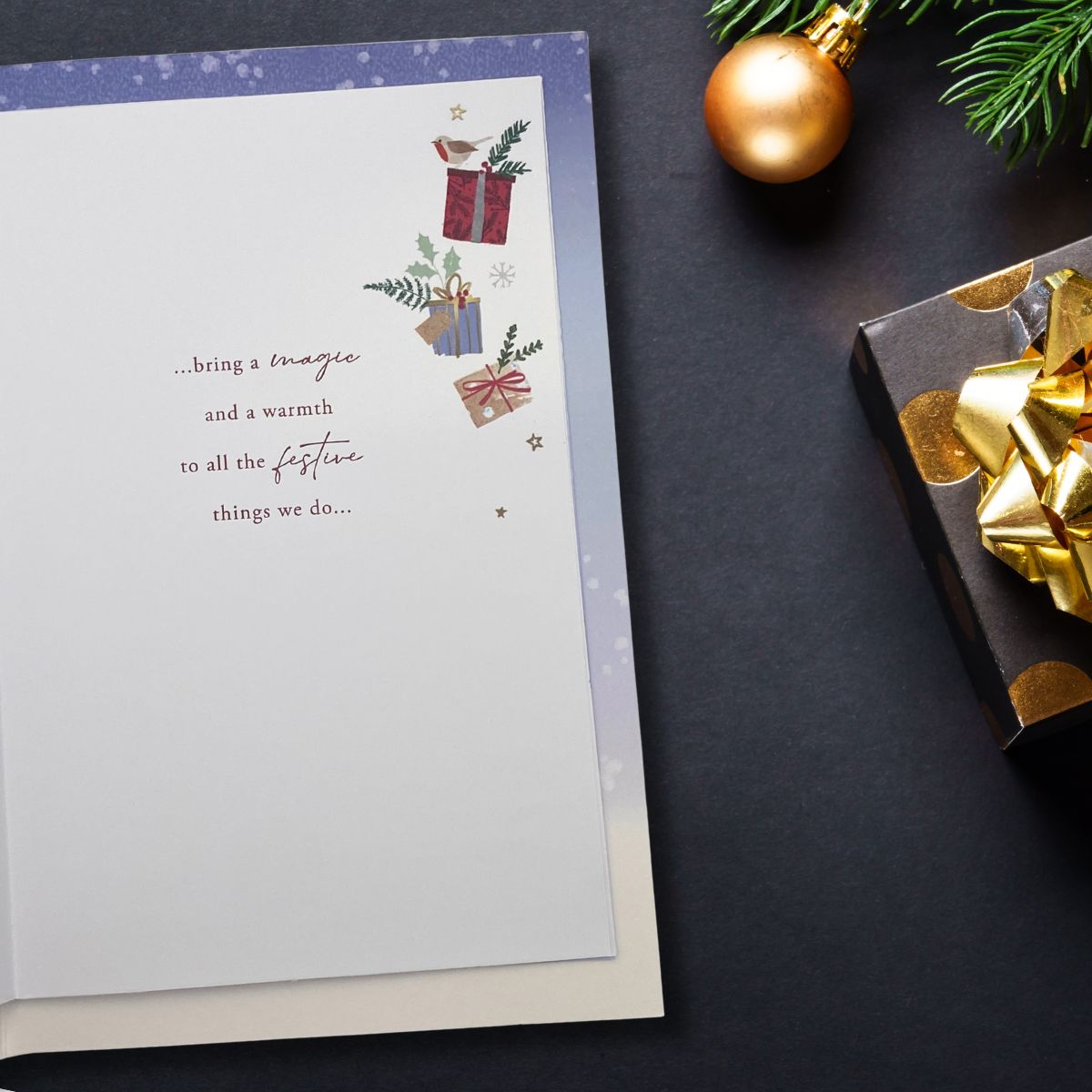 Husband Christmas Card - Word Portraits