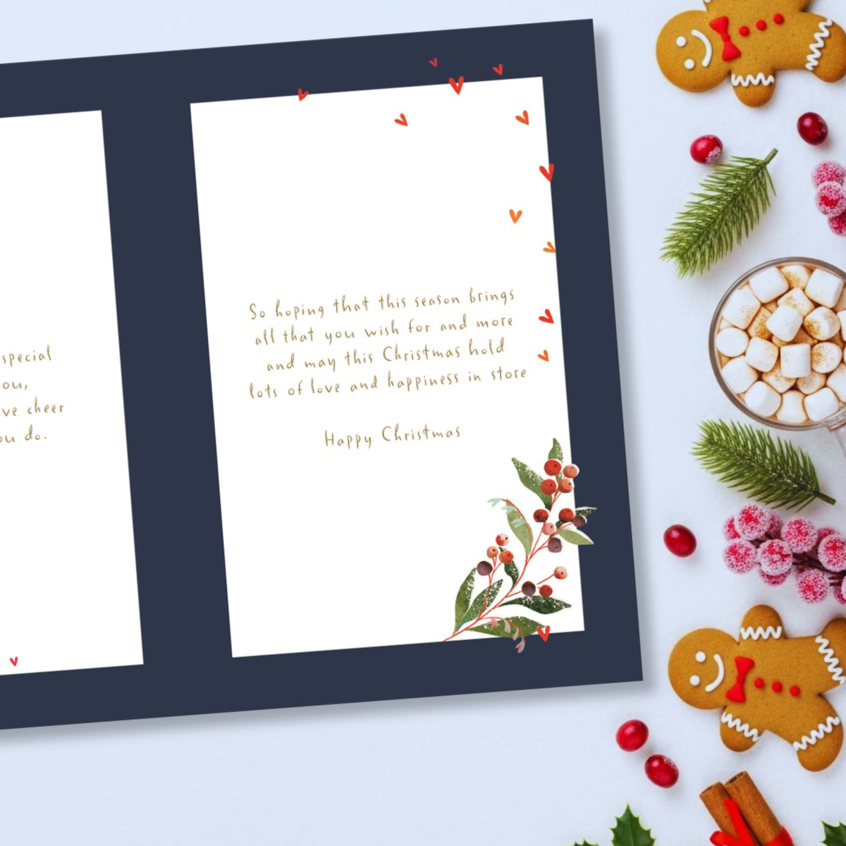 Someone Special Christmas Card - Big World Little Things Snowmen
