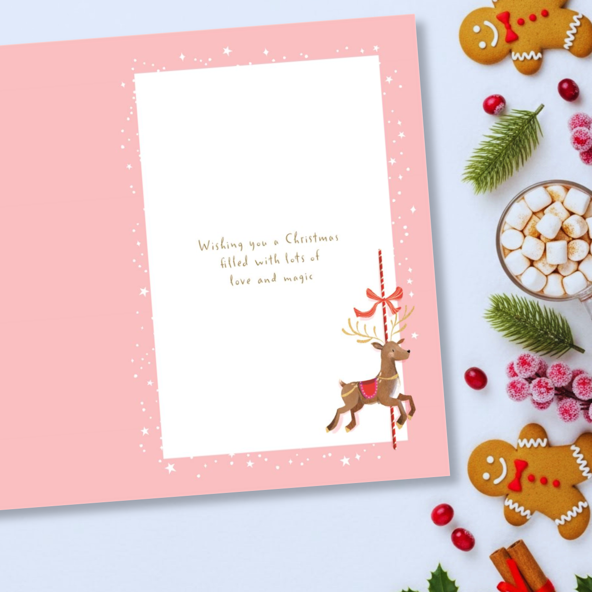 Daughter Christmas Card - Big World Little Things Carousel