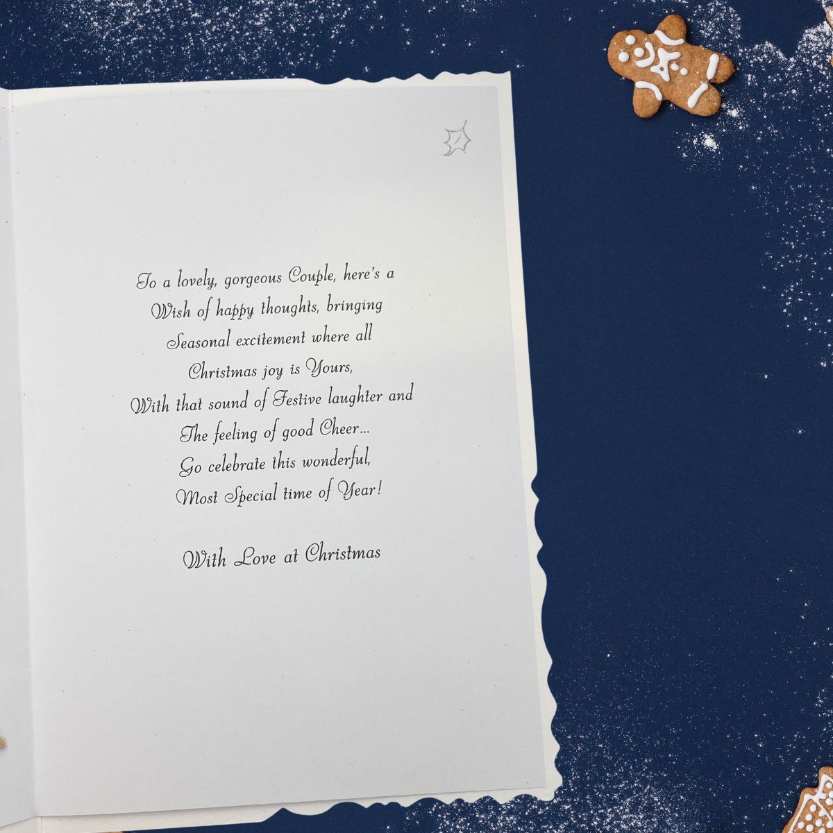 Daughter & Son-In-Law Christmas Card - Velvet Puppies