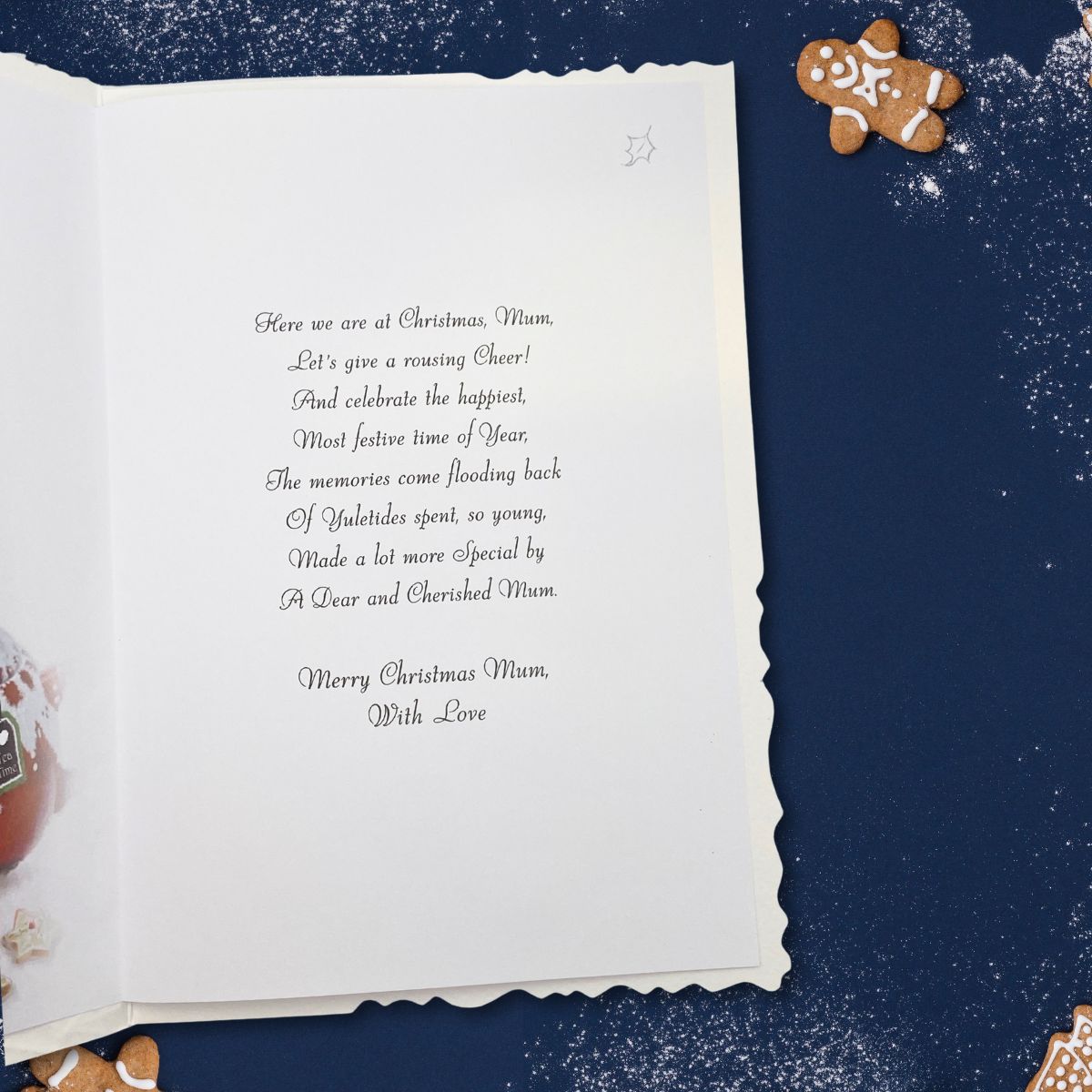 Mum Christmas Card - Velvet Festive Tea