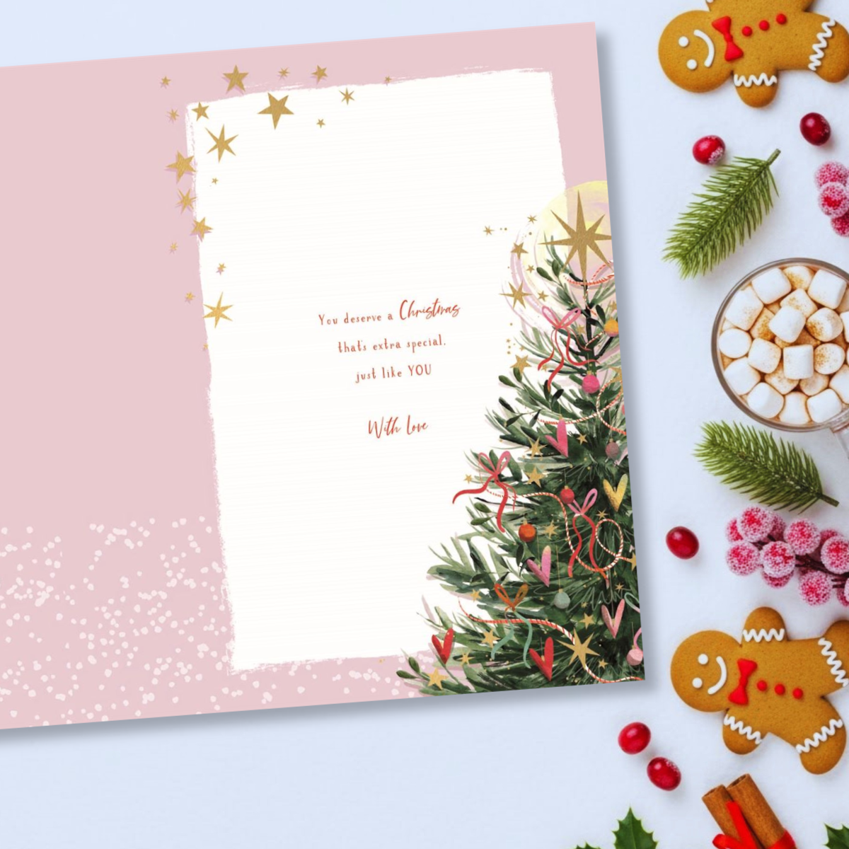 Daughter Christmas Card - Skylight Tree