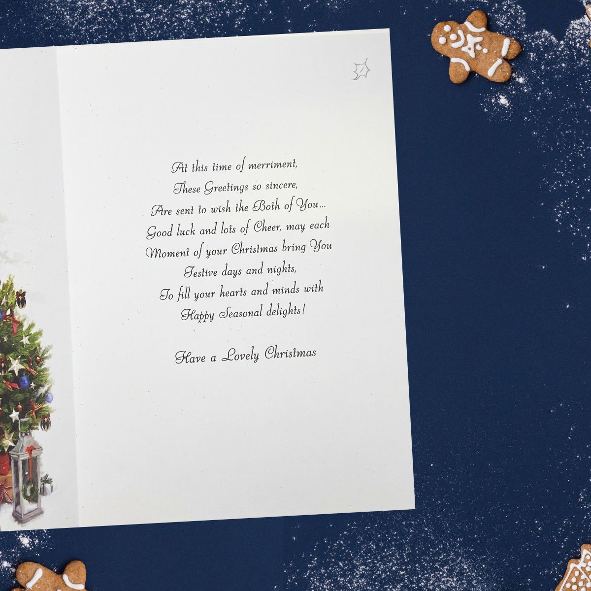 Brother & Sister-In-Law Christmas Card - Velvet Doggy Welcome