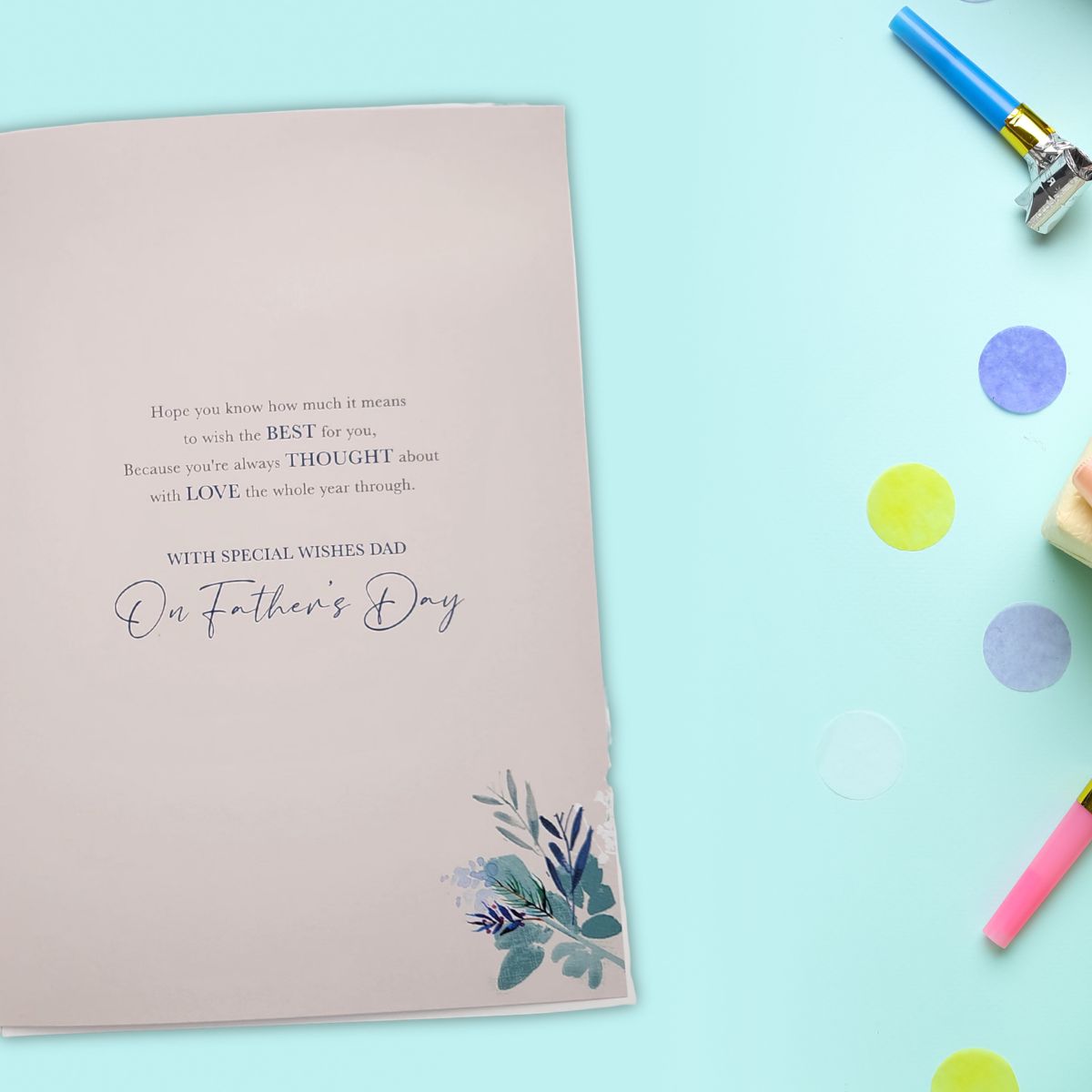 Dad Father's Day Card - Serenade Wellies