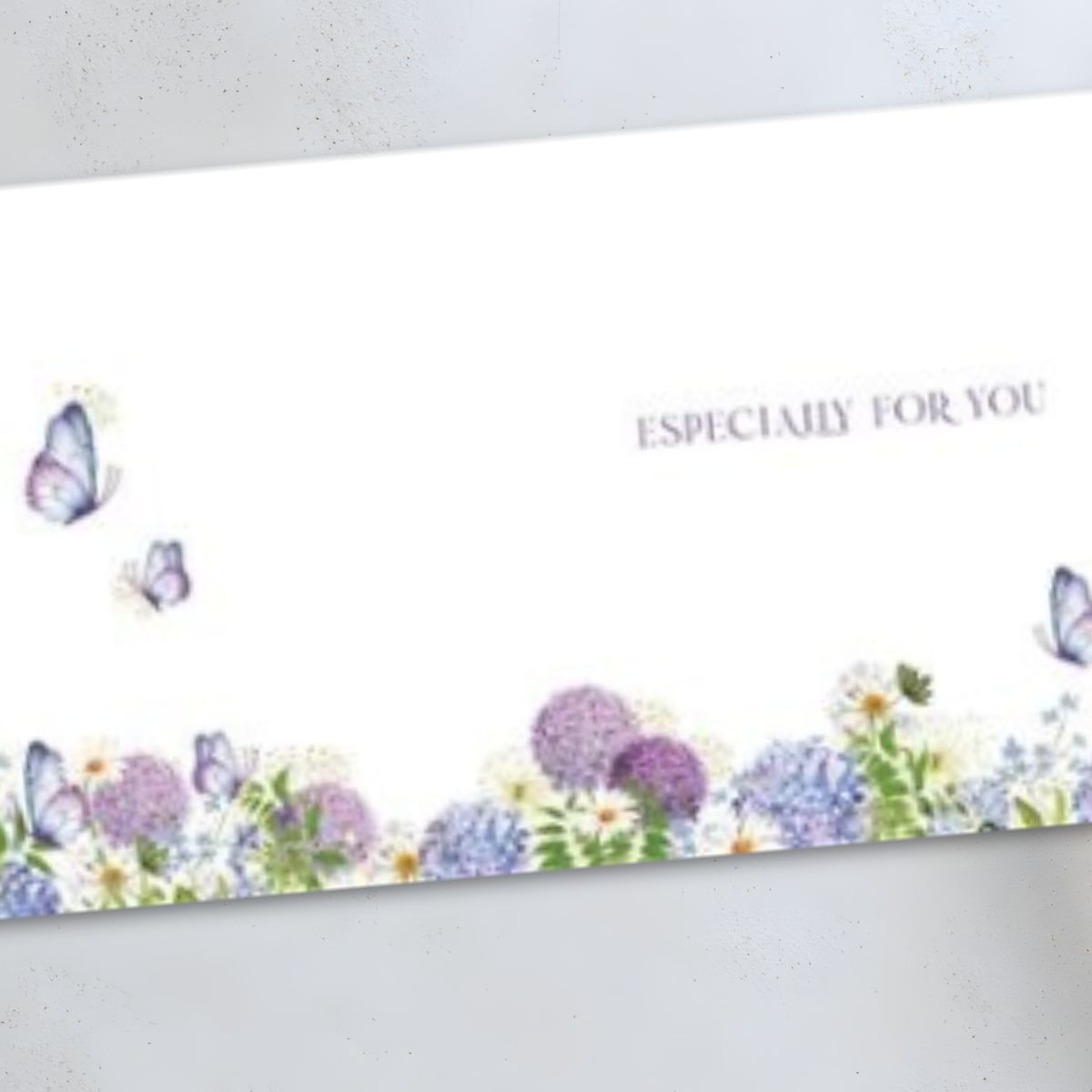 Pizazz Birthday Card - Hydrangea & Alliums