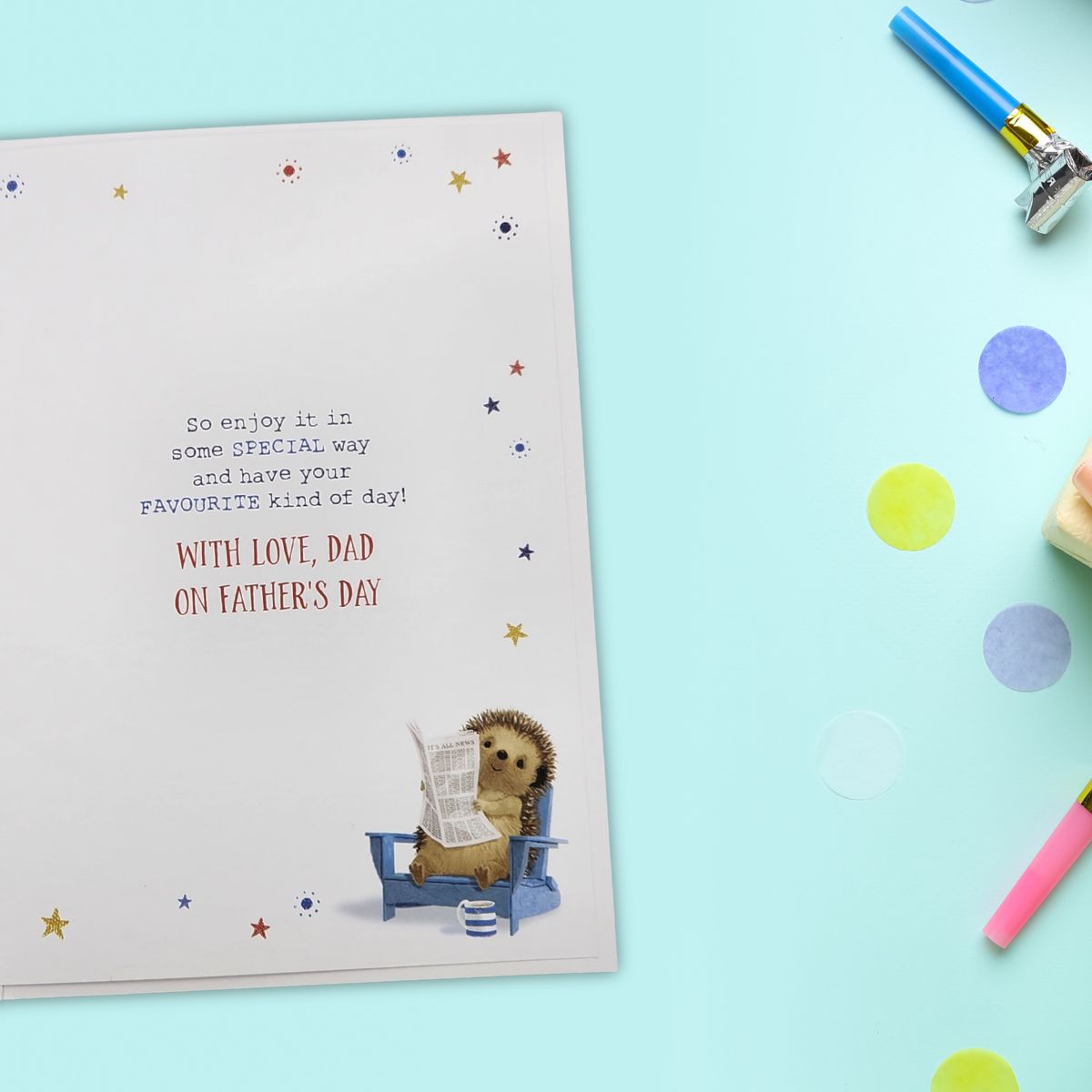Dad Father's Day Card - Hartley News