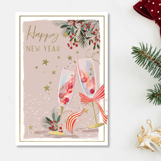 Happy New Year Card - Skylight Flutes