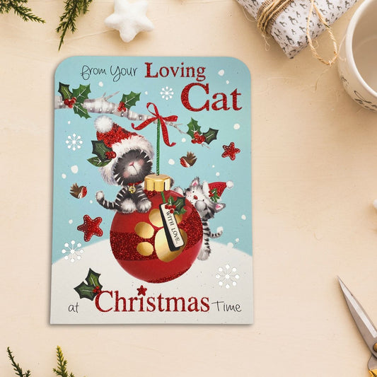 From The Cat Christmas Card - Fudge & Friends