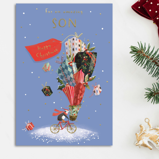 Son Christmas Card - Big World Little Things