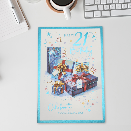 21st Birthday Card - Bliss Gifts