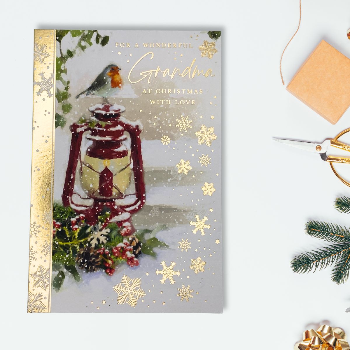 Grandma Christmas Card - With Love