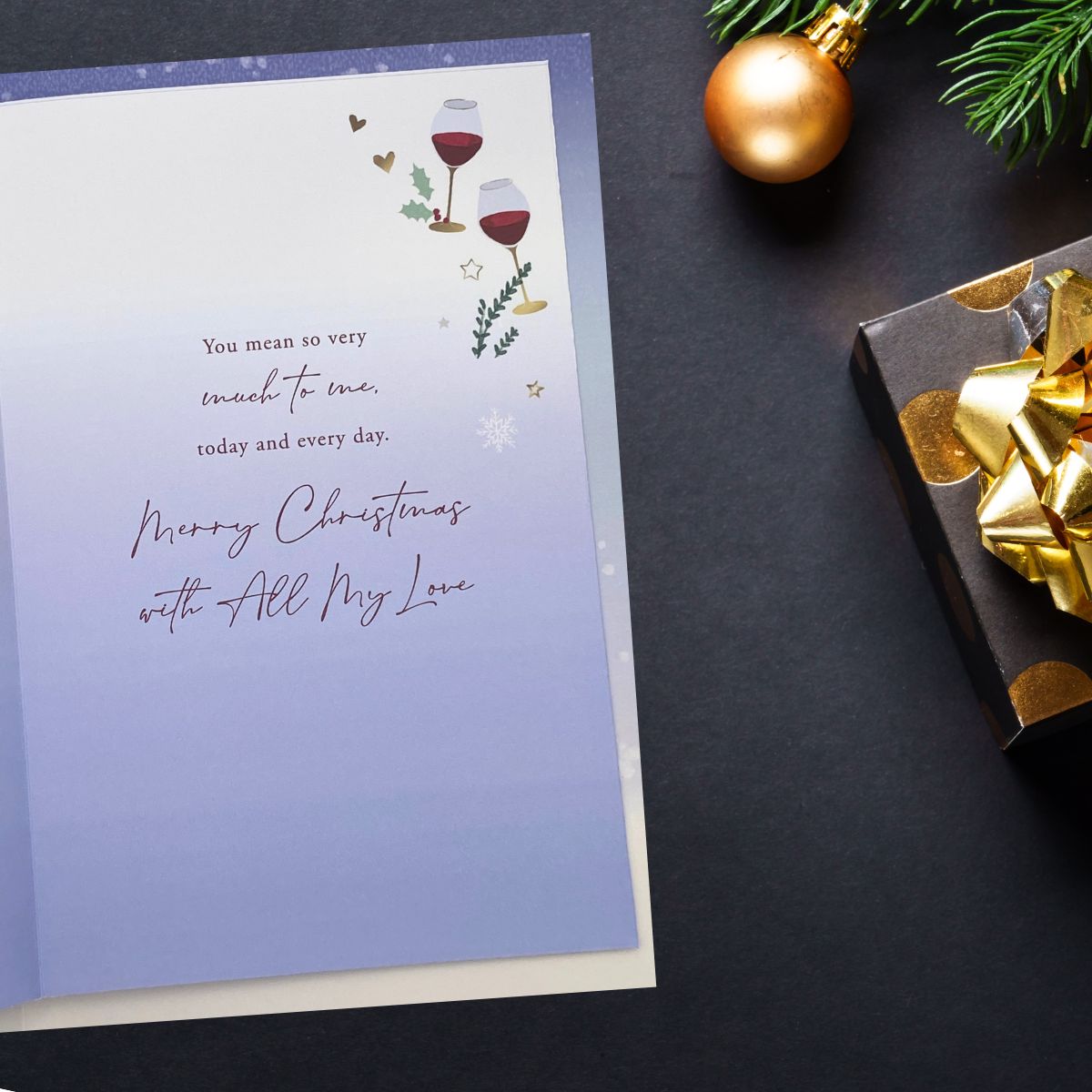 Husband Christmas Card - Word Portraits