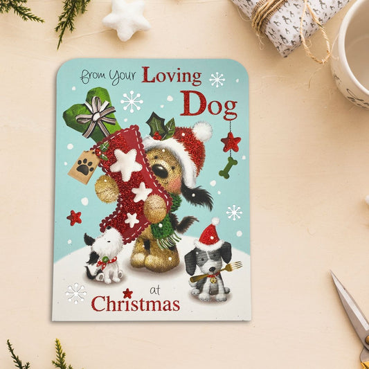 From The Dog Christmas Card - Fudge & Friends