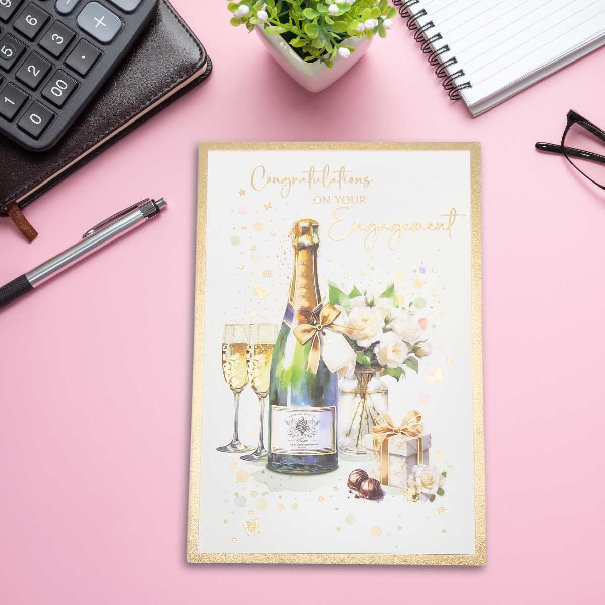 Engagement Card - Bliss Gift & Champagne