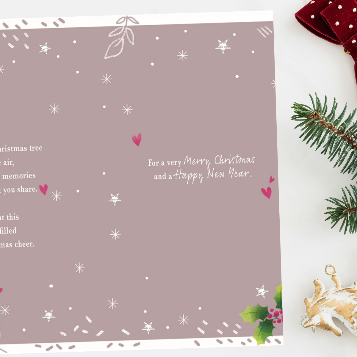 Brother & Sister-In-Law Christmas Card - Most Especially For You