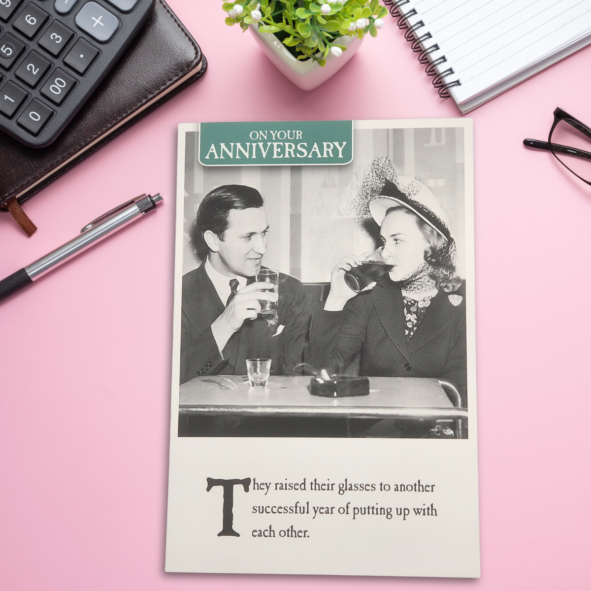 Happy Anniversary Card - Emotional Rescue Humour