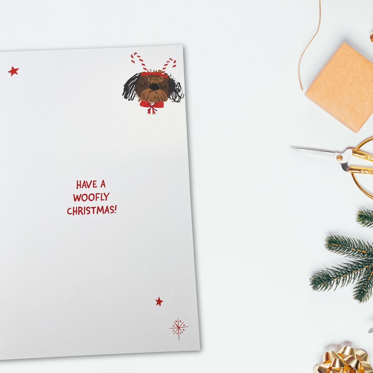 To The Dog Christmas Card - Cartoon Dogs