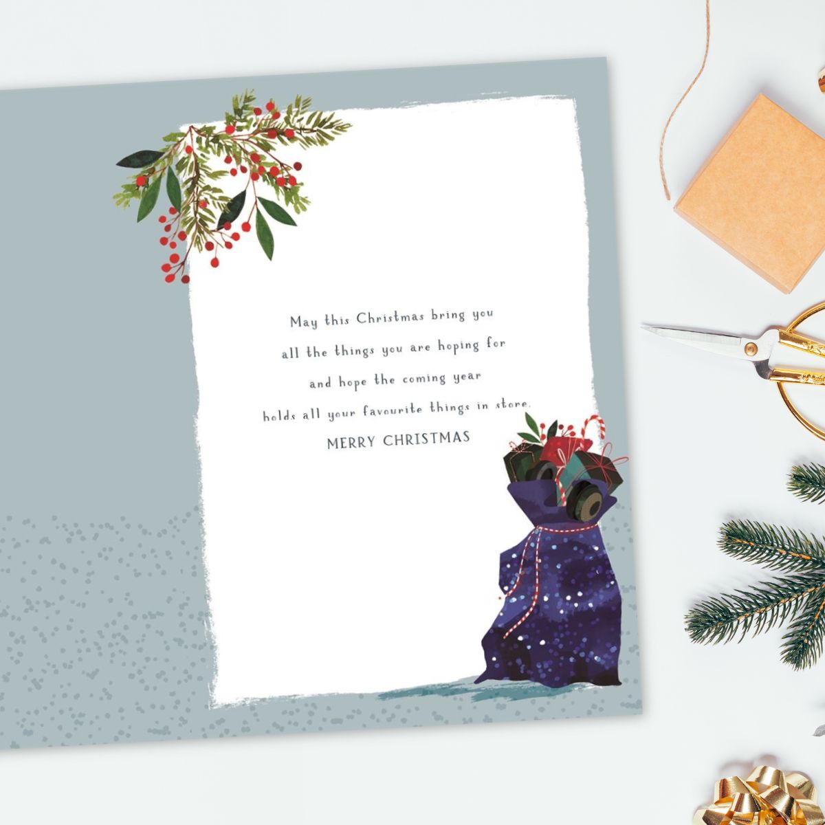 Grandson Christmas Card - Skylight Sack