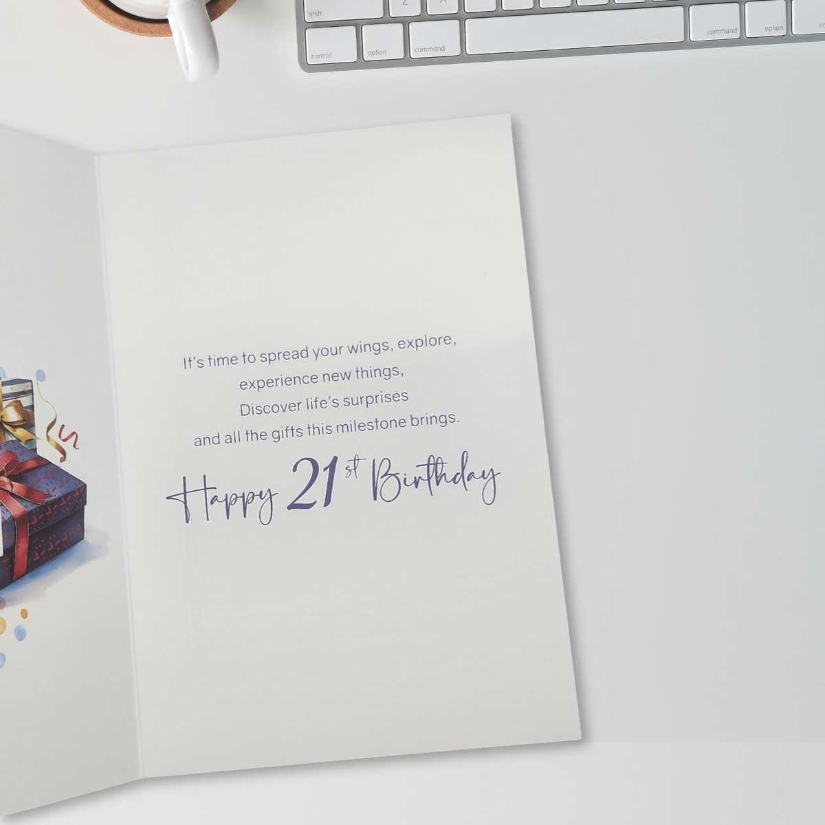 21st Birthday Card - Bliss Gifts