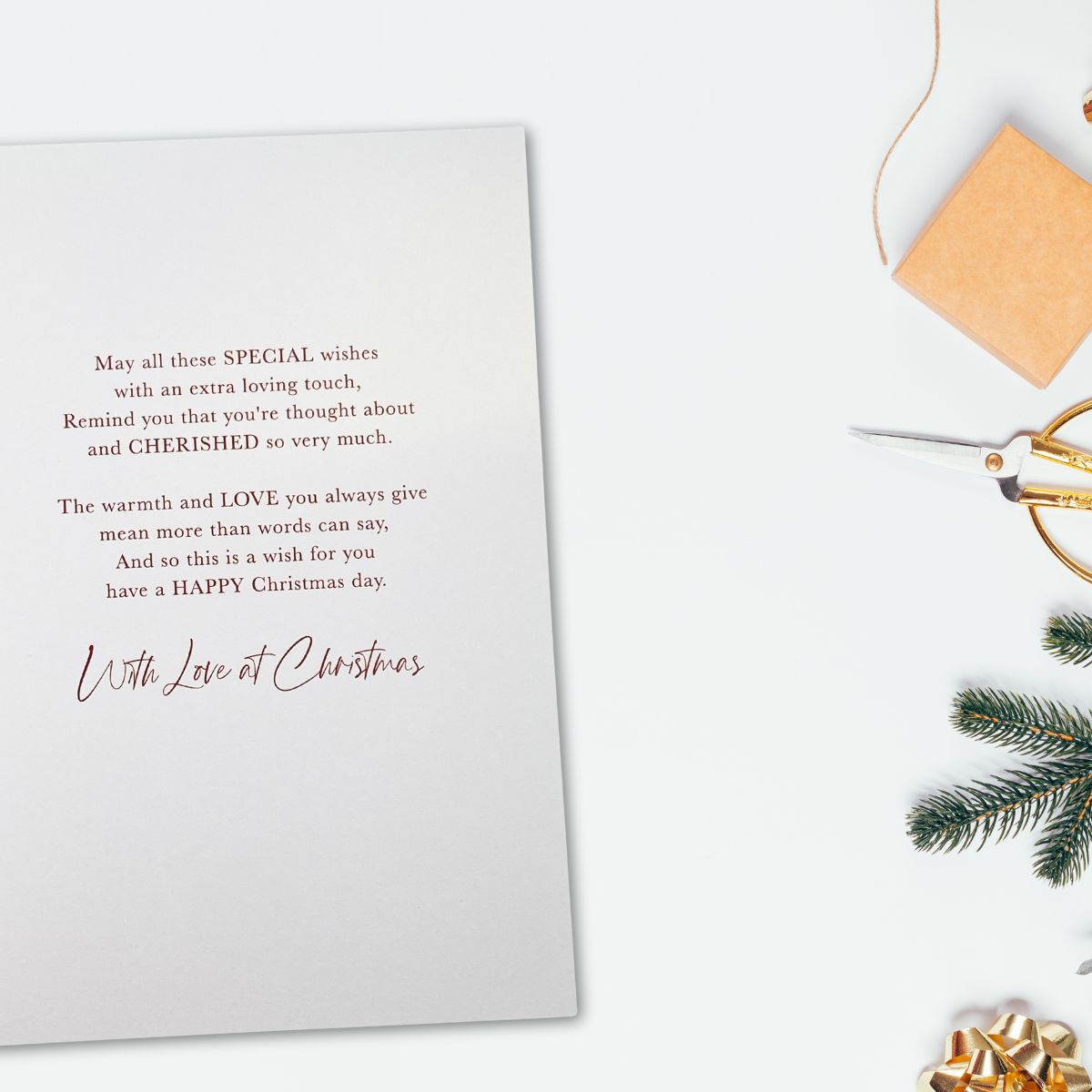 Grandma Christmas Card - With Love