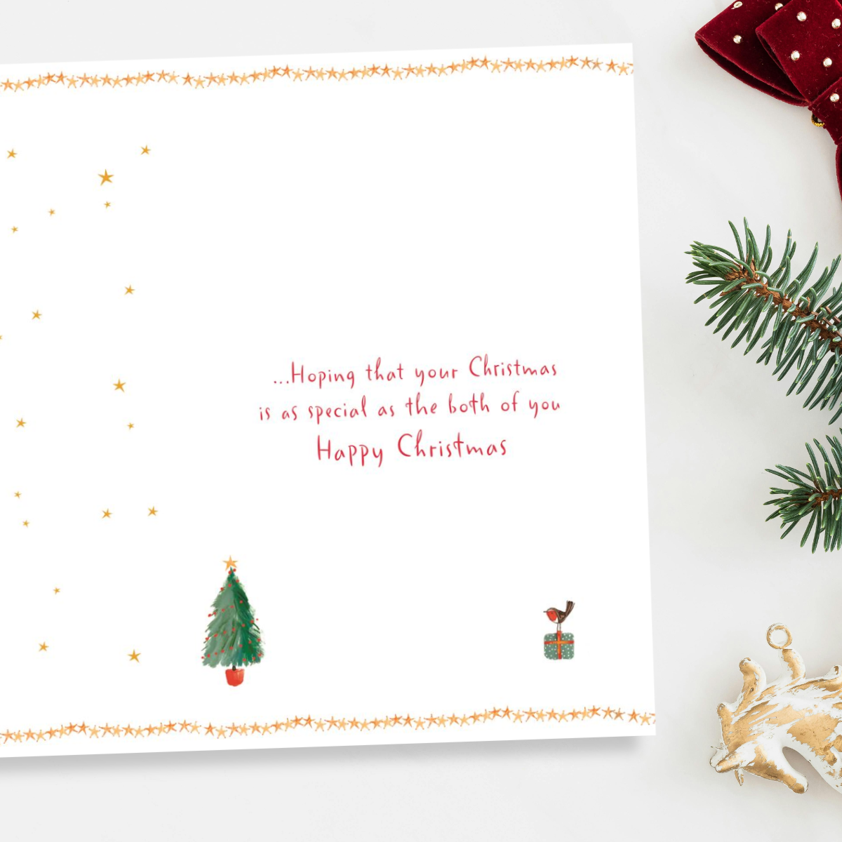 Special Couple Christmas Card - Highland Cows