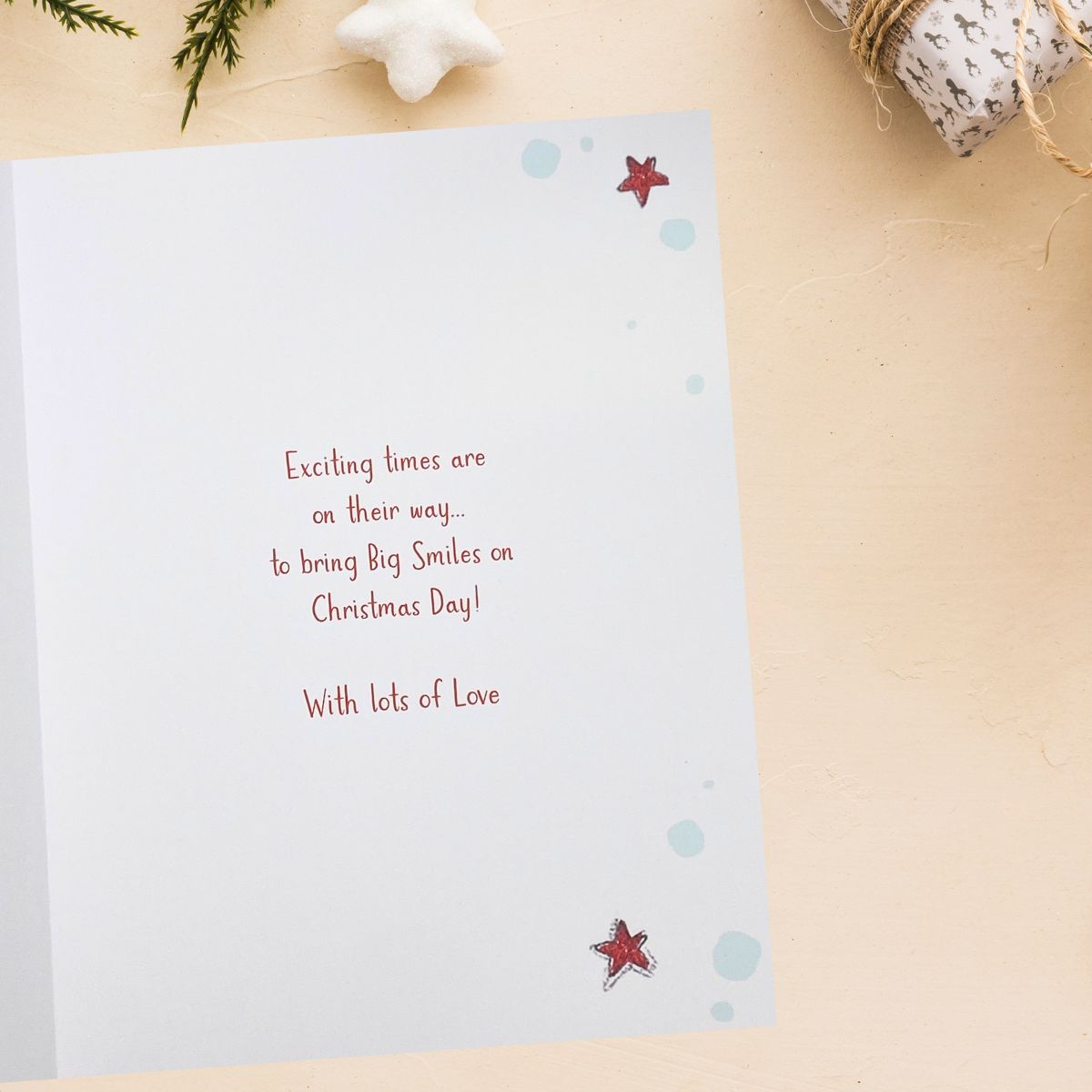 Special Little Girl Christmas Card - Poppets