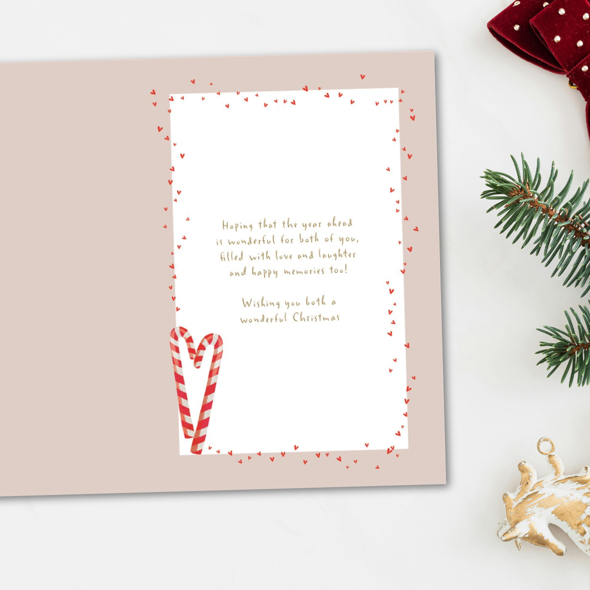 Daughter & Partner Christmas Card - Big World Little Things Penguins