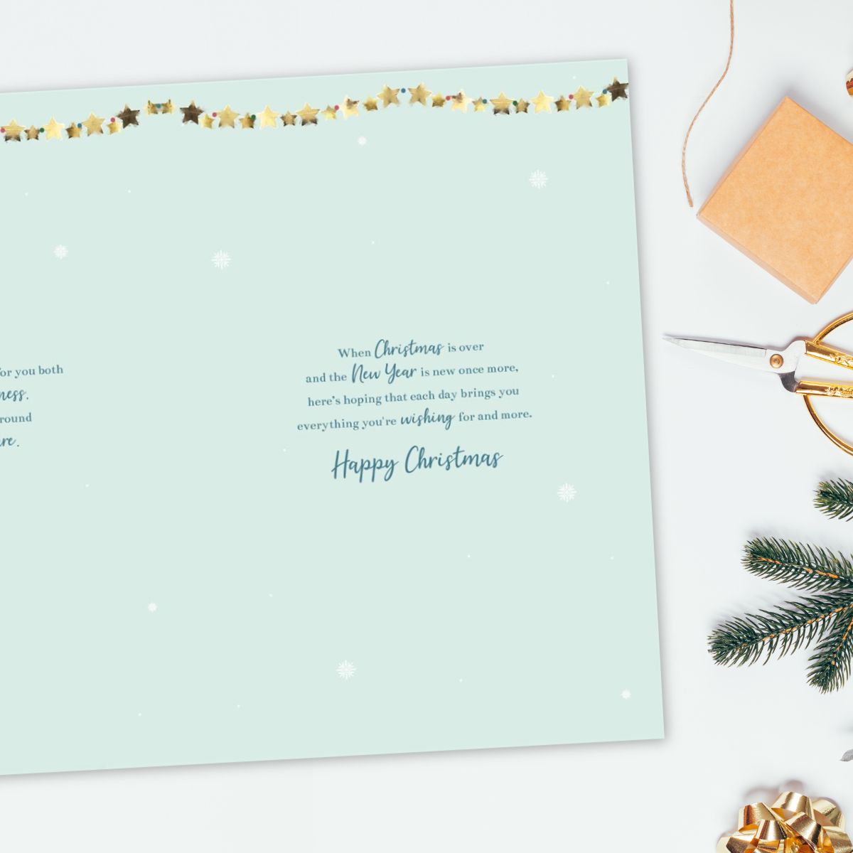 Granddaughter & Husband Christmas Card - Essence Tree