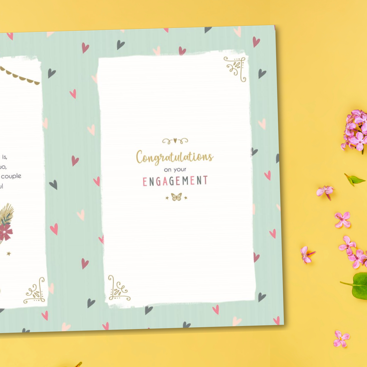 Engagement Card - Daughter & Fiancé Pavillion