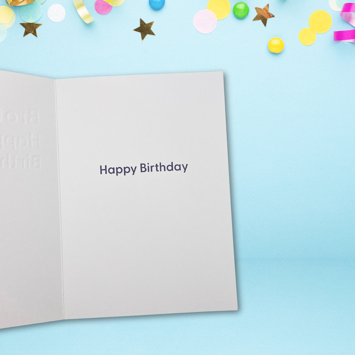 Brother Birthday Card - Believe The Type