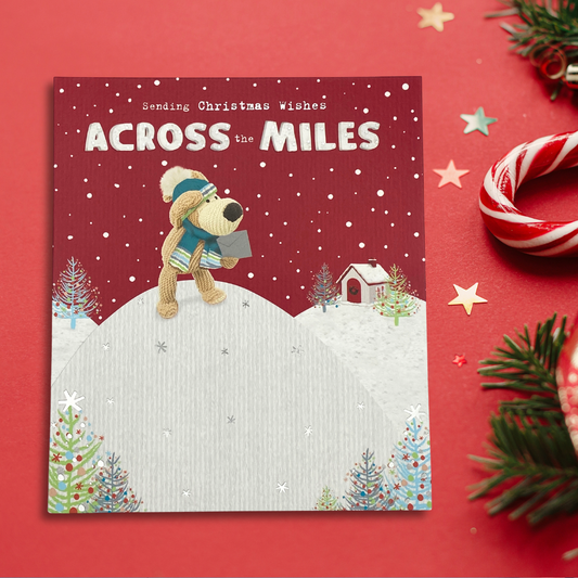 Across The Miles Christmas Card - Boofle Bear