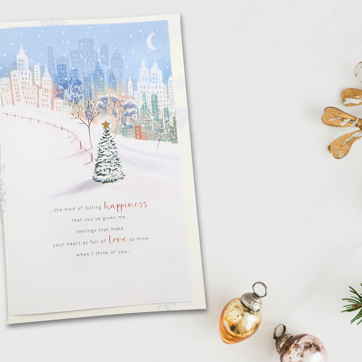 Wife Large Christmas Card - So Many Things I Wish...