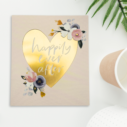Wedding Day Card - Happily Ever After