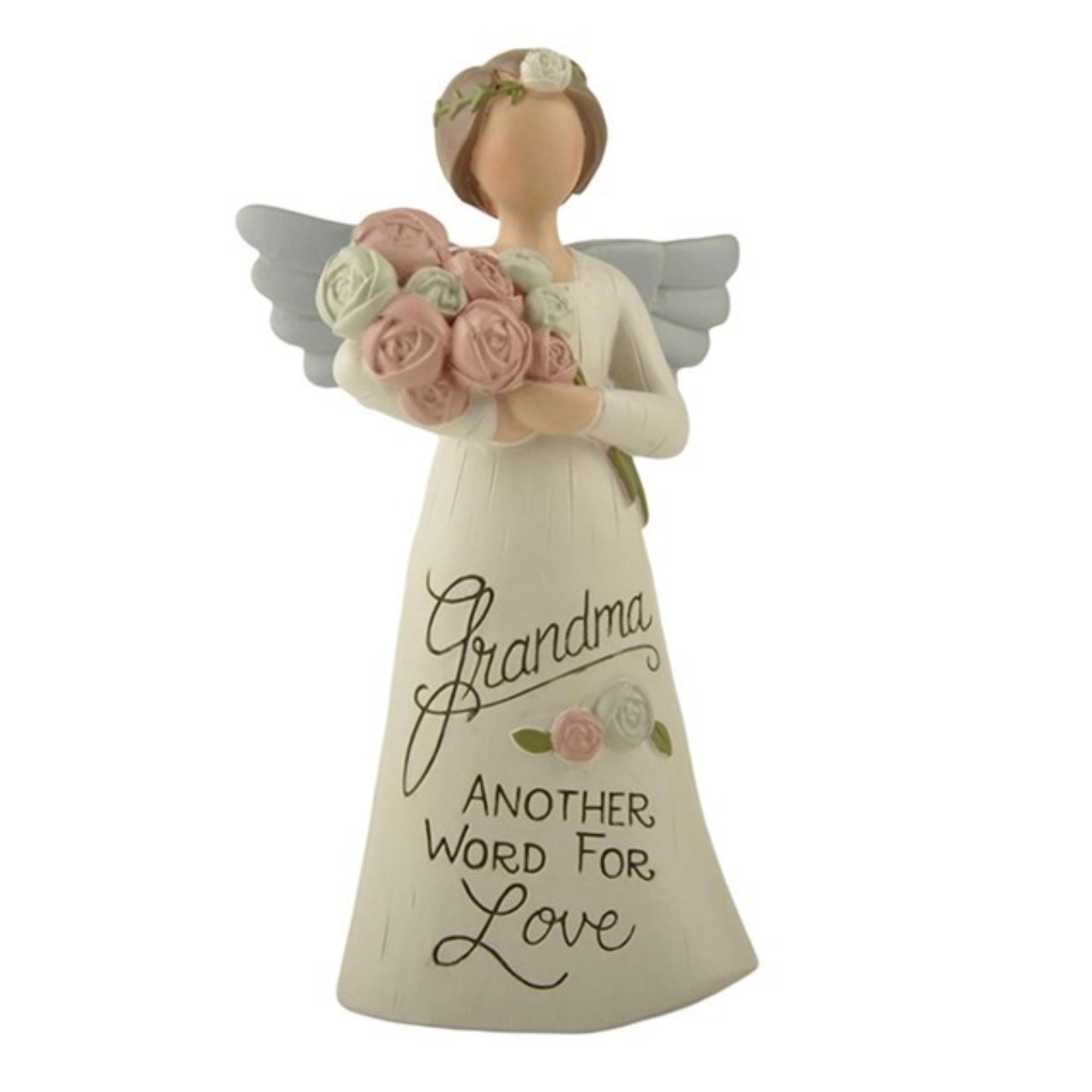 Feather & Grace Angel Figuerine-  Grandma Roses