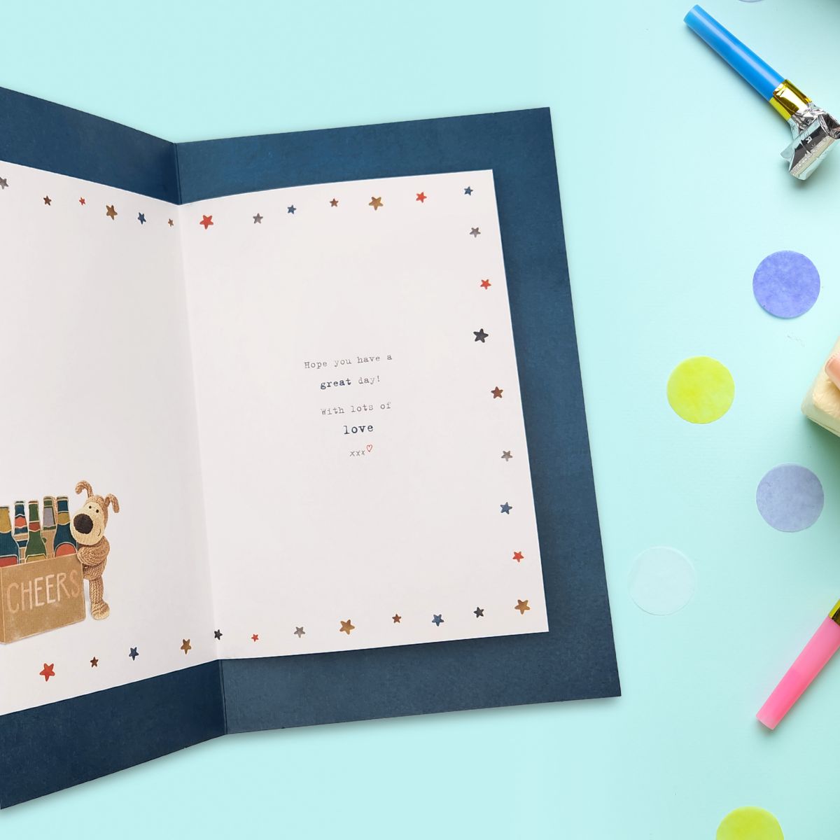 Son-In-Law Birthday Card - Boofle Bear Beers