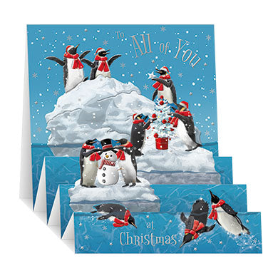 All Of You Christmas Card - Zig Zag Pop Up