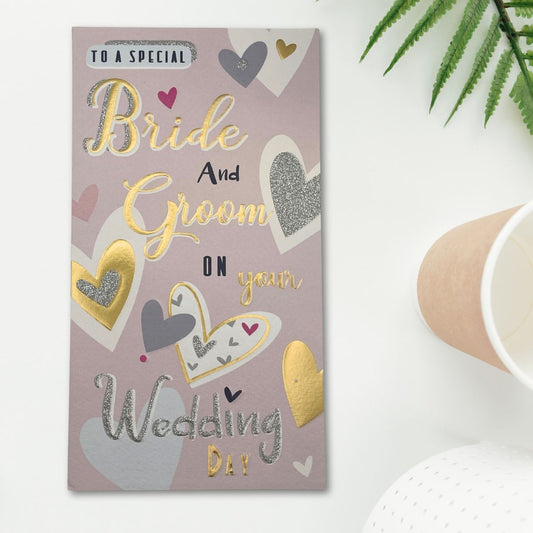 Wedding Day Card - Signature Hearts