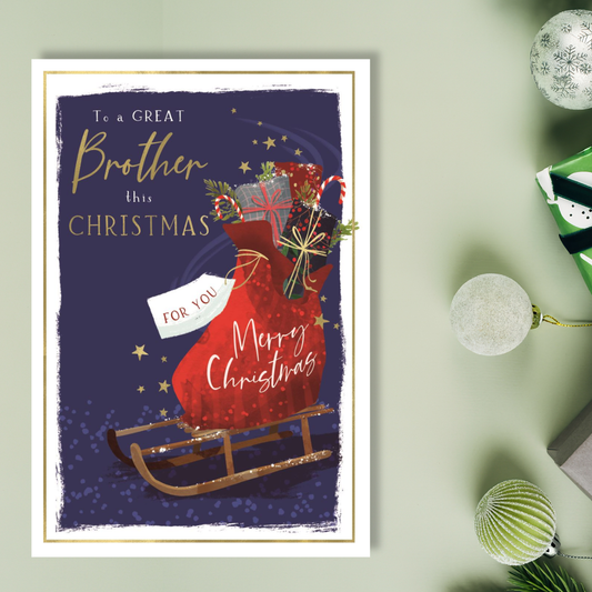 Brother Christmas Card - Skylight