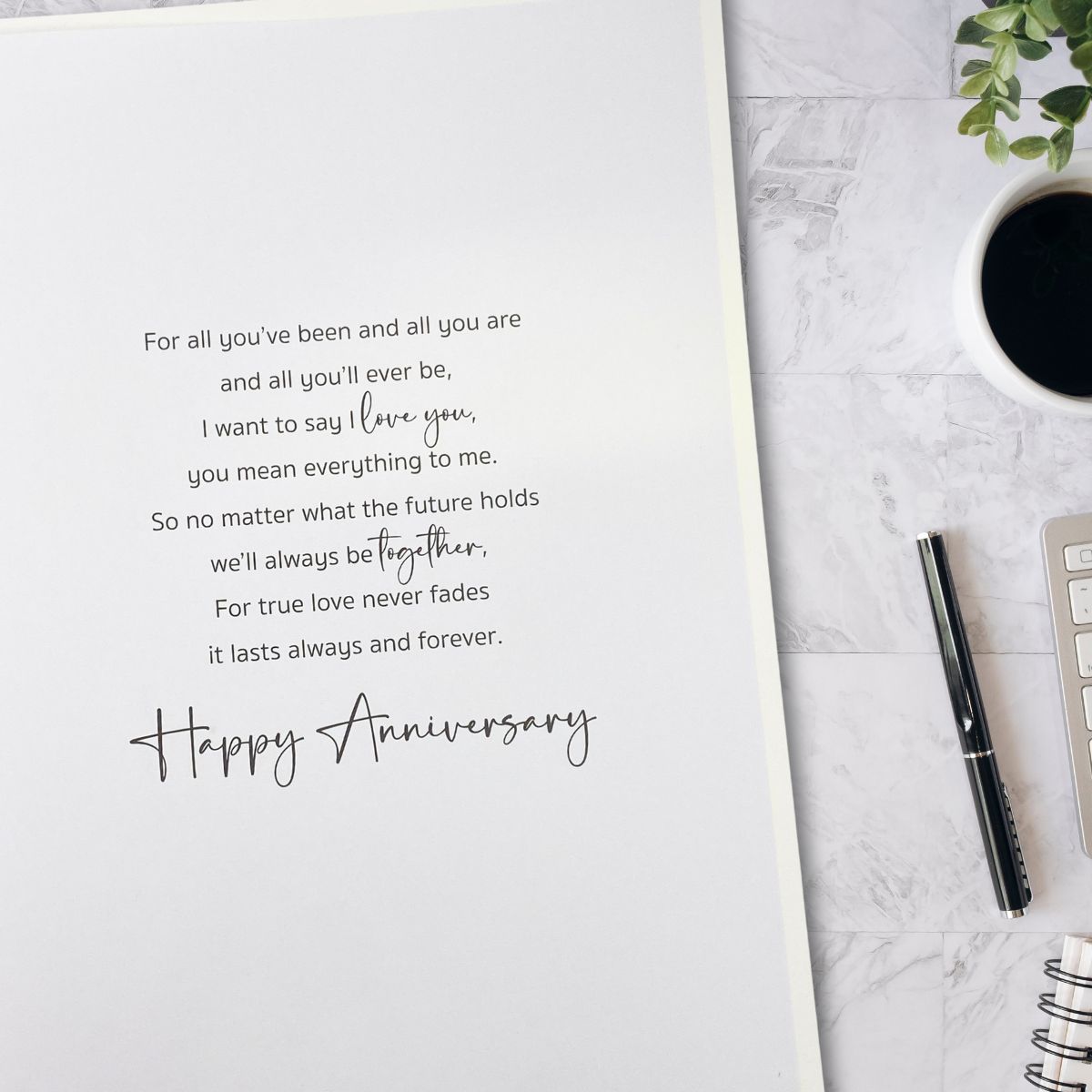Husband Anniversary Card - Bliss Gifts & Balloons