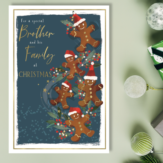 Brother & Family Christmas Card -Skylight