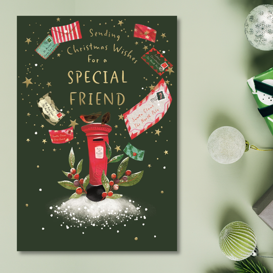 Friend Christmas Card - Big World Little Things Postbox
