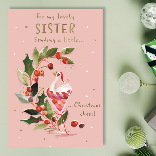 Sister Christmas Card - Big World Little Things Cocktail
