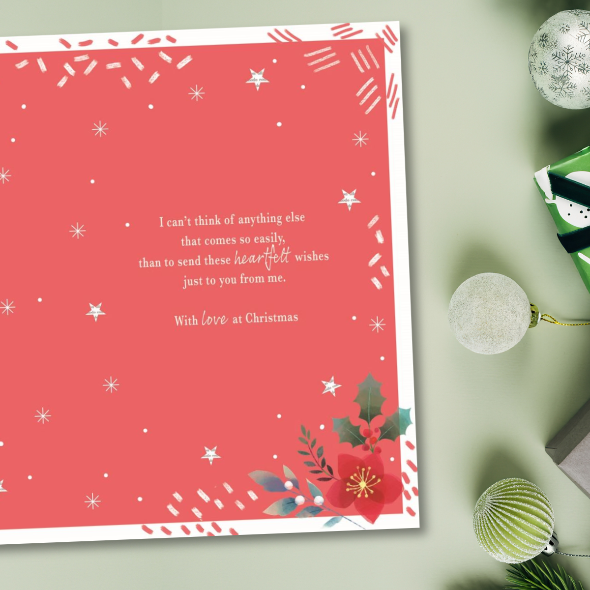 Wife Christmas Card - Most Especially For You