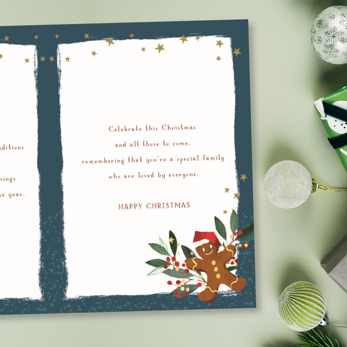 Brother & Family Christmas Card -Skylight