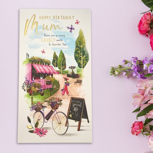 Mum Birthday Card - Day Dreams Flower Shop At The Park