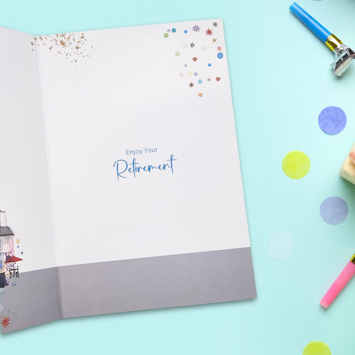 Retirement Card - Carnival Pub Scene