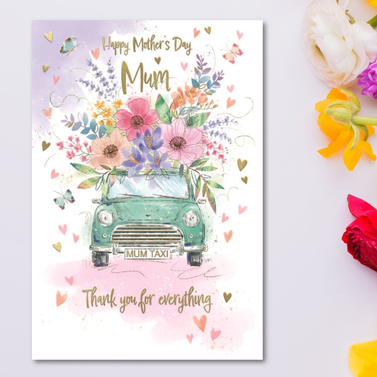 Mum Mother's Day Card - Awash With Colour
