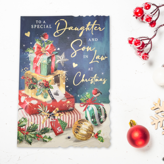 Daughter & Son-In-Law Christmas Card - Velvet Gallery Gifts