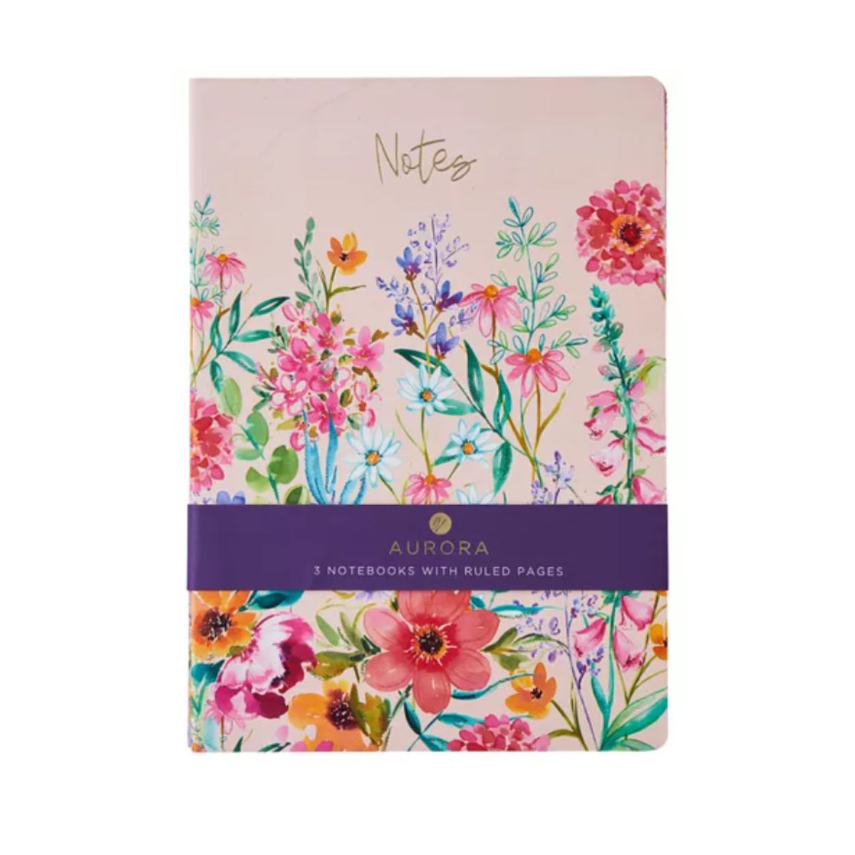 Design By Violet - 3 Pack A4 Notebooks - Aurora