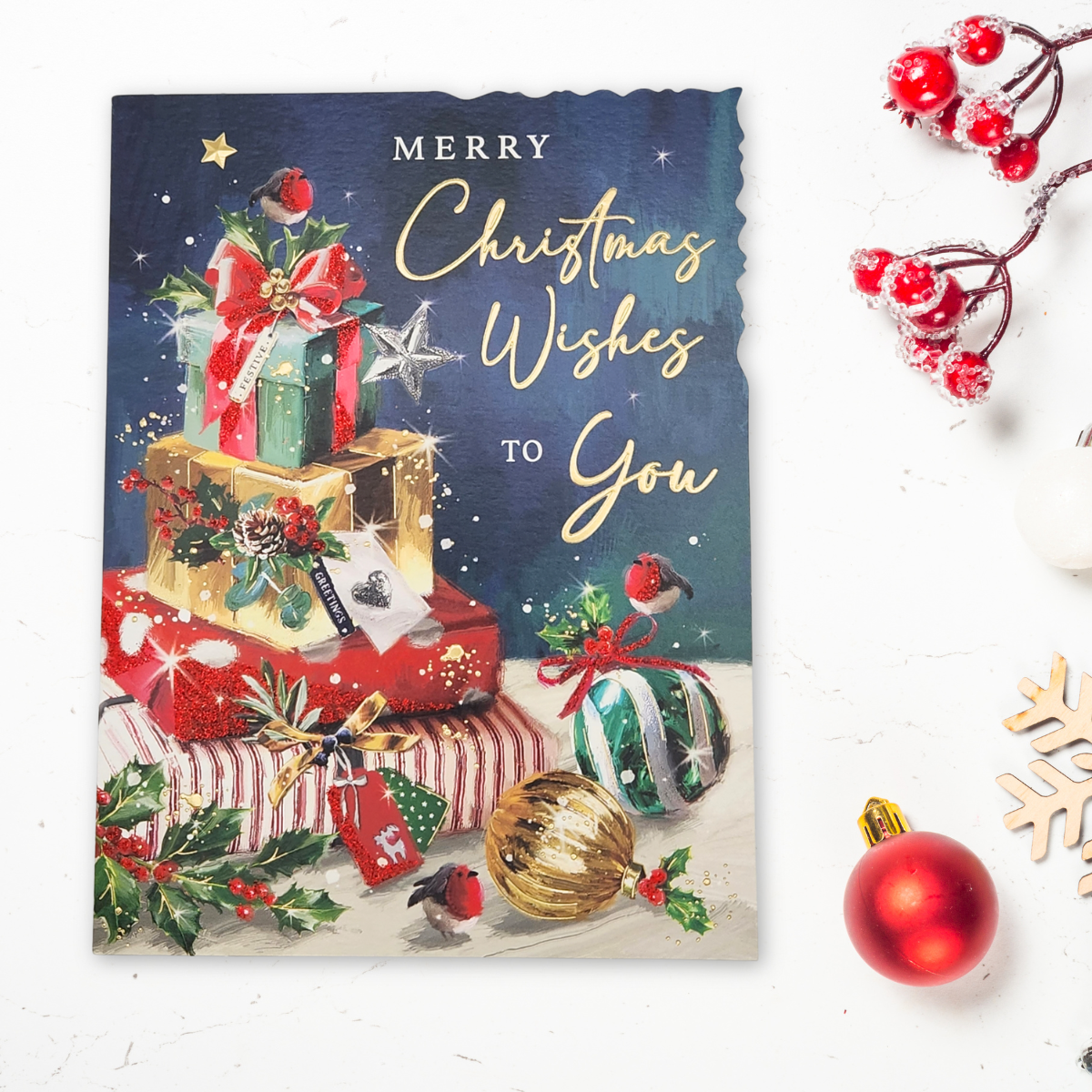 Open Christmas Card - Velvet Gallery Presents